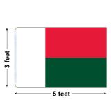 3'x5' Madagascar Nylon Outdoor Flag