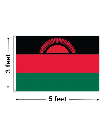 3'x5' Malawi Nylon Outdoor Flag