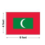 4'x6' Maldives Nylon Outdoor Flag