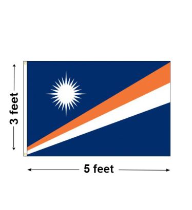 3'x5' Marshall Islands Nylon Outdoor Flag