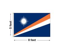 5'x8' Marshall Islands Nylon Outdoor Flag