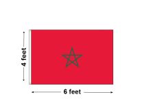 4'x6' Morocco Nylon Outdoor Flag