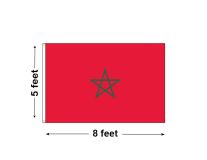 5'x8' Morocco Nylon Outdoor Flag