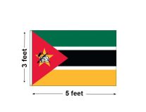 3'x5' Mozambique Nylon Outdoor Flag