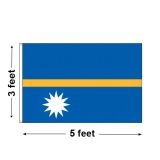 3'x5' Nauru Nylon Outdoor Flag