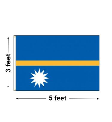 3'x5' Nauru Nylon Outdoor Flag