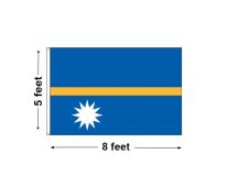 5'x8' Nauru Nylon Outdoor Flag