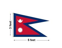 3'x5' Nepal Nylon Outdoor Flag