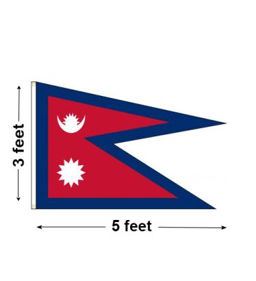 3'x5' Nepal Nylon Outdoor Flag