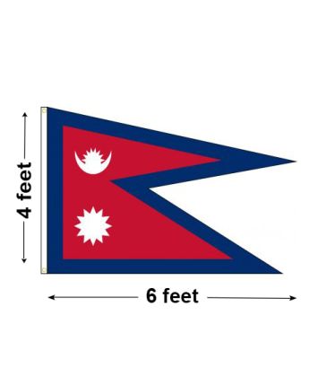 4'x6' Nepal Nylon Outdoor Flag