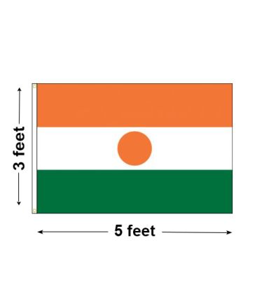 3'x5' Niger Nylon Outdoor Flag