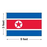 3'x5' North Korea Nylon Outdoor Flag