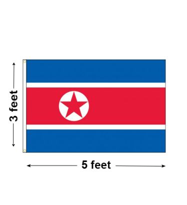 3'x5' North Korea Nylon Outdoor Flag