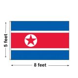 5'x8' North Korea Nylon Outdoor Flag