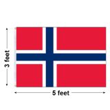 3'x5' Norway Nylon Outdoor Flag