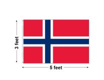 3'x5' Norway Nylon Outdoor Flag