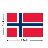 4'x6' Norway Nylon Outdoor Flag