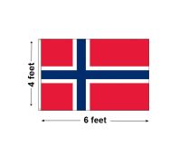 4'x6' Norway Nylon Outdoor Flag