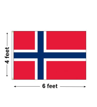 4'x6' Norway Nylon Outdoor Flag