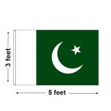 3'x5' Pakistan Nylon Outdoor Flag