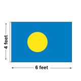 4'x6' Palau Nylon Outdoor Flag