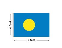 4'x6' Palau Nylon Outdoor Flag