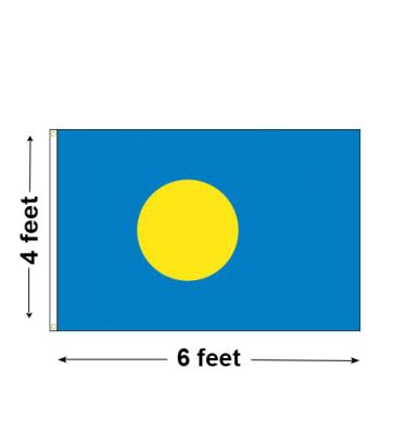 4'x6' Palau Nylon Outdoor Flag