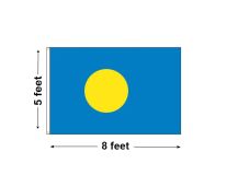 5'x8' Palau Nylon Outdoor Flag