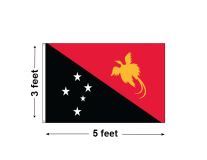 3'x5' Papua New Guinea Nylon Outdoor Flag