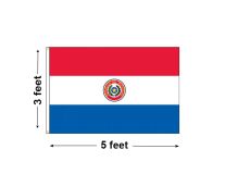 3'x5' Paraguay Nylon Outdoor Flag