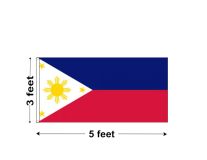 3'x5' Philippines Nylon Outdoor Flag