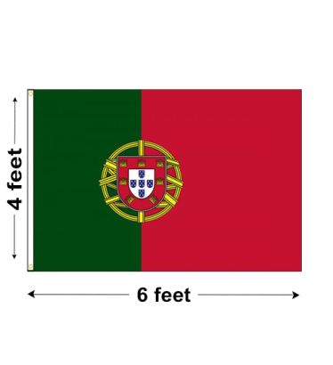 4'x6' Portugal Nylon Outdoor Flag