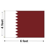 4'x6' Qatar Nylon Outdoor Flag