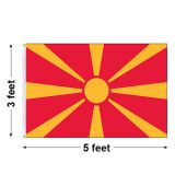 3'x5' Republic of Macedonia Nylon Outdoor Flag