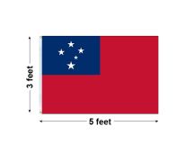 3'x5' Samoa Nylon Outdoor Flag