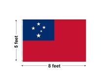 5'x8' Samoa Nylon Outdoor Flag