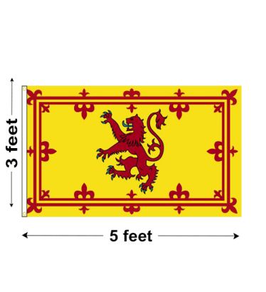 3'x5' Scotland Lion Nylon Outdoor Flag