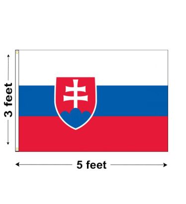 3'x5' Slovakia Nylon Outdoor Flag