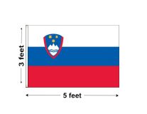 3'x5' Slovenia Nylon Outdoor Flag