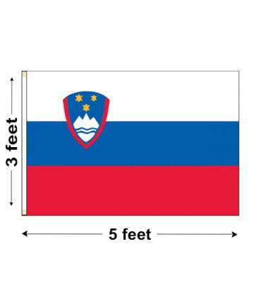 3'x5' Slovenia Nylon Outdoor Flag