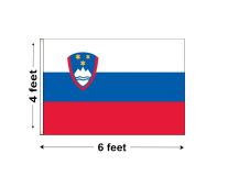 4'x6' Slovenia Nylon Outdoor Flag