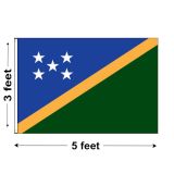 3'x5' Solomon Islands Nylon Outdoor Flag