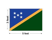 3'x5' Solomon Islands Nylon Outdoor Flag