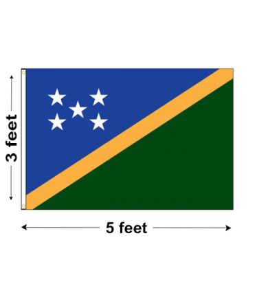 3'x5' Solomon Islands Nylon Outdoor Flag