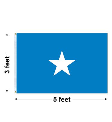 3'x5' Somalia Nylon Outdoor Flag