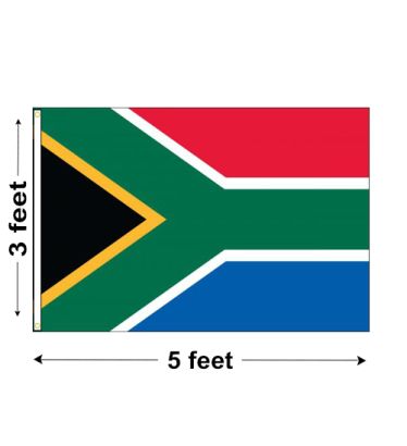 3'x5' South Africa Nylon Outdoor Flag