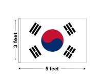 3'x5' South Korea Nylon Outdoor Flag