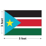 3'x5' South Sudan Nylon Outdoor Flag