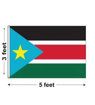 3'x5' South Sudan Nylon Outdoor Flag