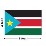 4'x6' South Sudan Nylon Outdoor Flag